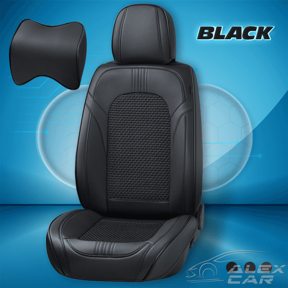 Alexcar James 2024 Full Set Universal Breathable Waterproof Vehicle Leather Cover for Cars, SUV