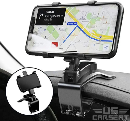 2024 Phonox 360 Degree Rotation Universal Clip Dashboard Car Phone Holder